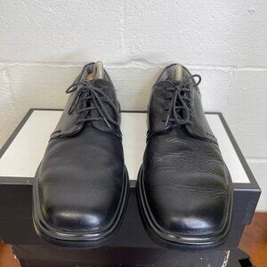 Mephisto Black Leather Square Toe Oxford Casual Shoes Men's Size 11 US/10.5 EU